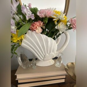 Vintage Swan Vase Planter Cemar Pottery